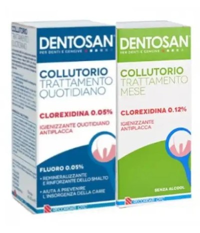 DENTOSAN COLLUTORIO BIPACK 0,12% MESE 200 ML + 0,05% QUOTIDIANO 200 ML