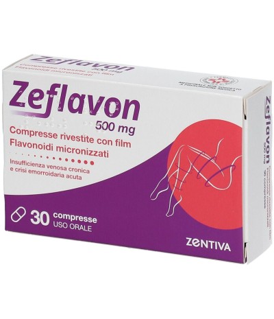 ZEFLAVON*30 cpr riv 500 mg