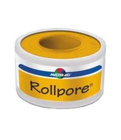 CEROTTO IN ROCCHETTO MASTER-AID ROLLPORE TESSUTO NON TESSUTO5X1,25