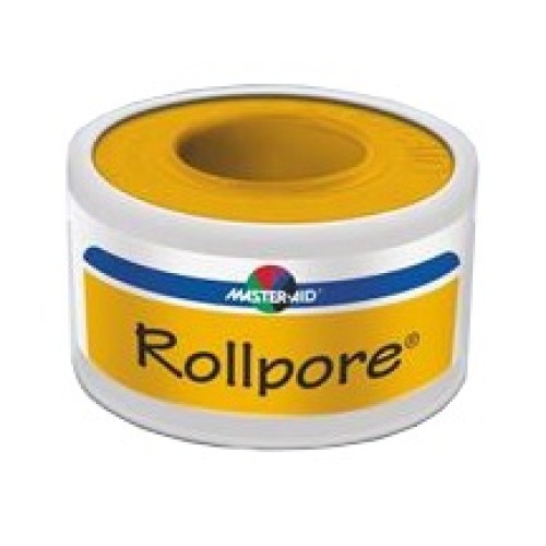 CEROTTO IN ROCCHETTO MASTER-AID ROLLPORE TESSUTO NON TESSUTO5X1,25