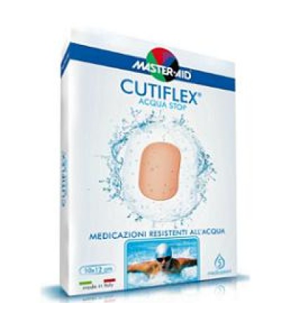 MEDICAZIONE AUTOADESIVA TRASPARENTE IMPERMEABILE MASTER-AIDCUTIFLEX 10X12 5 PEZZI