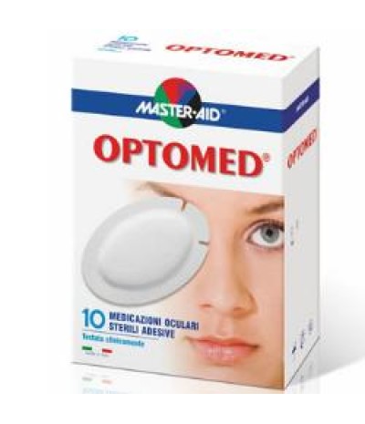 GARZA OCULARE MEDICATA MASTER-AID OPTOMED SUPER 10 PEZZI