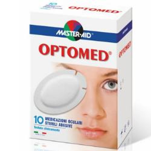 GARZA OCULARE MEDICATA MASTER-AID OPTOMED SUPER 10 PEZZI