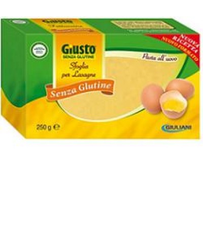 GIUSTO S/G Lasagne 250g