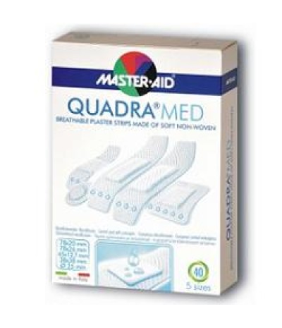 CEROTTO MASTER-AID QUADRA DERMOATTIVO FORMATI ASSORTITI 40 PEZZI