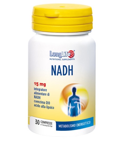 LONGLIFE NADH C/Q10 30 Cpr