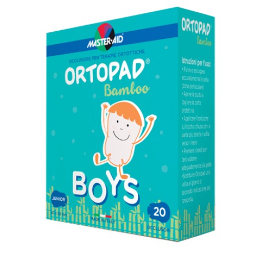 CEROTTO OCULARE PER ORTOTTICA ORTOPAD BOYS 5X6,7 CM 20 PEZZI