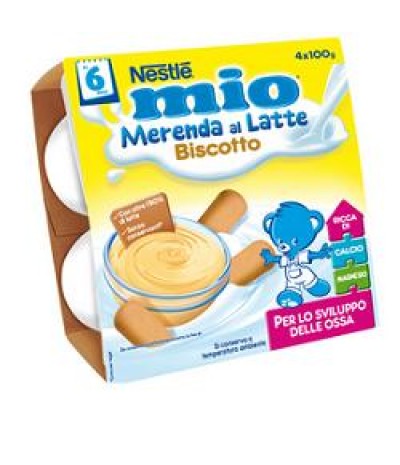 MIO Mer.Lattea Biscotto 4x100g