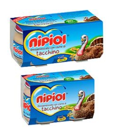 OMO NIPIOL Tacchino 2x 80g