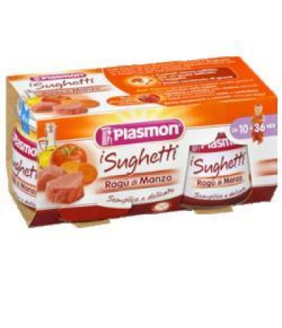 PLASMON Sugh.Ragu'Manzo 2x80g