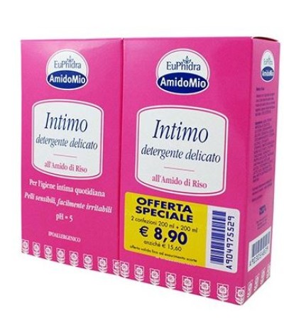 EUPHIDRA SCHIUMA INTIMA DETERGENTE 200 + 200 ML