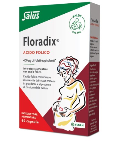 FLORADIX Acido Folico 60 Cps