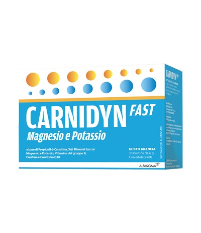 CARNIDYN Fast Magnesio e Potassio 20 Buste