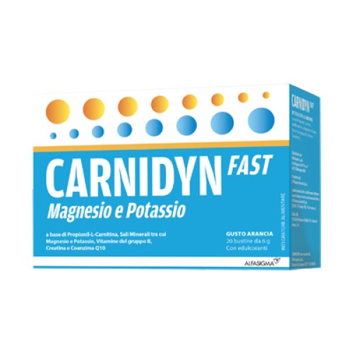 CARNIDYN Fast Magnesio e Potassio 20 Buste