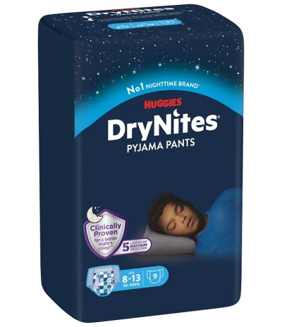 DRYNITES*Boy 27-57Kg L  9pz