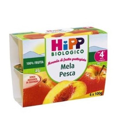 HIPP Bio Mer.Mela/Pesca 4x100g