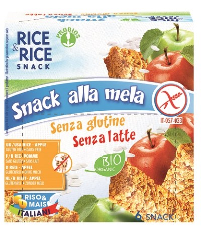R&R Snack Riso Mela 6x21g