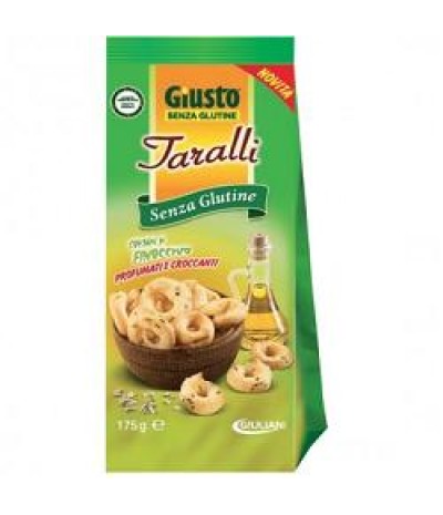 GIUSTO S/G Taralli Finocc.175g