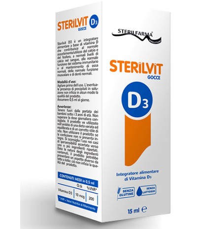 STERILVIT D3 Gtt 15ml