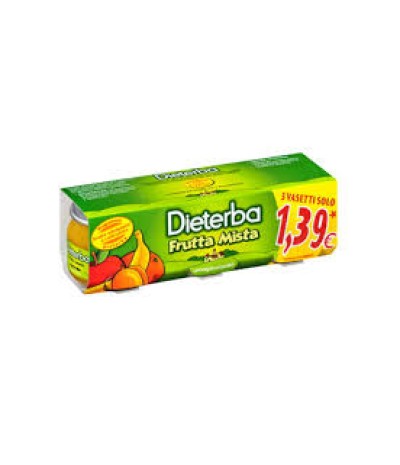 OMO DIET.Frutta Mista 3x80g