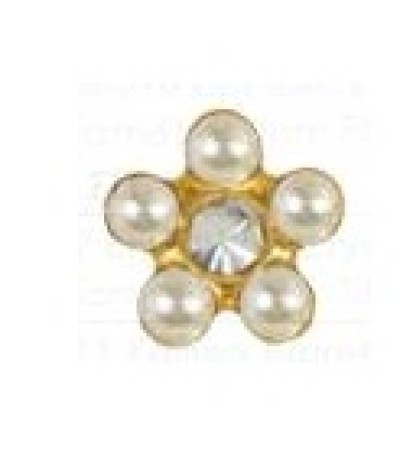 INVERNESS ORECCHINI FIORE PERLE/CRYSTAL PLACCATI ORO R931C