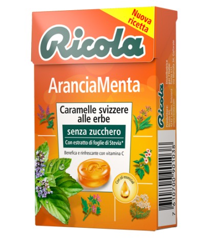 RICOLA Arancia-Menta S/Z 50g