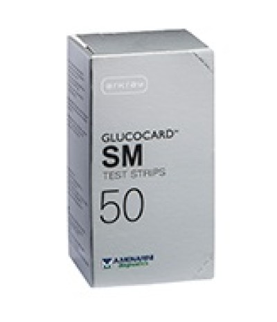 GLUCOCARD SM Test Strips 50pz