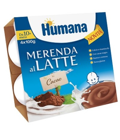 HUMANA Mer.Latte Ciocc.4x100g