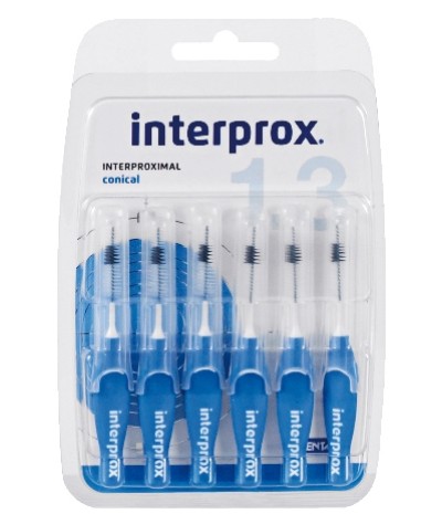 INTERPROX4G Conico Blu 6pz