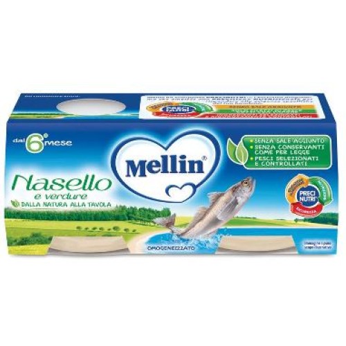 OMO MELLIN Nasello 2x80g