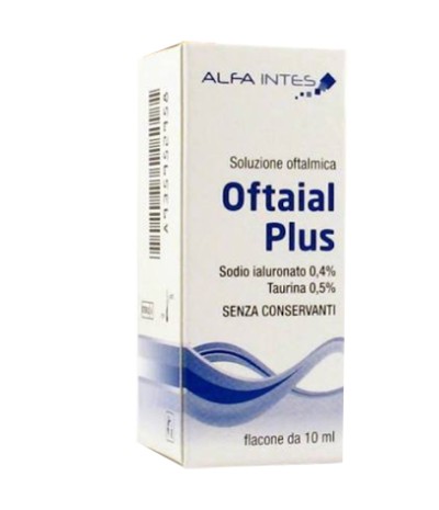 SOLUZIONE OFTALMICA OFTAIAL PLUS ACIDO IALURONICO 0,4% E TAURINA 10ML