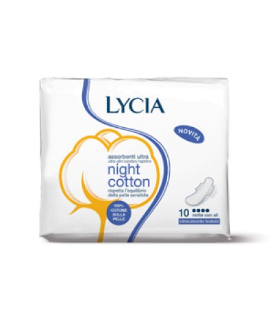 LYCIA Ass.Cot.Notte C/Ali 10pz