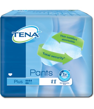 TENA PANTS Plus Pann.M 14pz