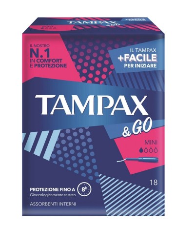 TAMPAX&GO Mini 18pz