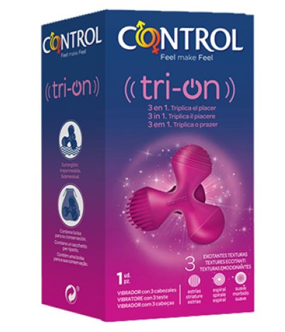 CONTROL*Vibratore 3in1 Tri-on