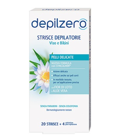 DEPILZERO Str.Viso/Bikini 24pz