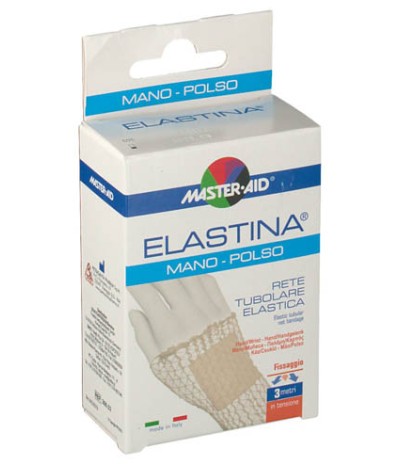 RETE TUBOLARE ELASTICA IPOALLERGENICA MASTER-AID ELASTINA MANO/POLSO 3 MT IN TENSIONE CALIBRO 3 CM