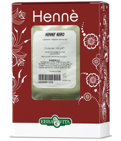 HENNE Color Cap.Nero 100g  EBV