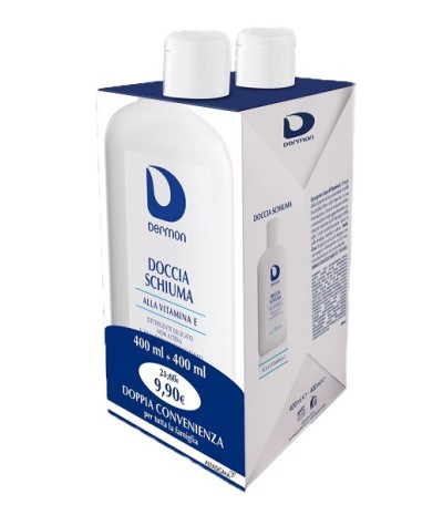 DERMON BIPACCO DOCCIASCHIUMA VITAMINA E 400 ML + 400 ML