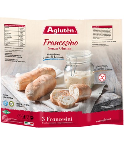 AGLUTEN Pane Francesino 225g