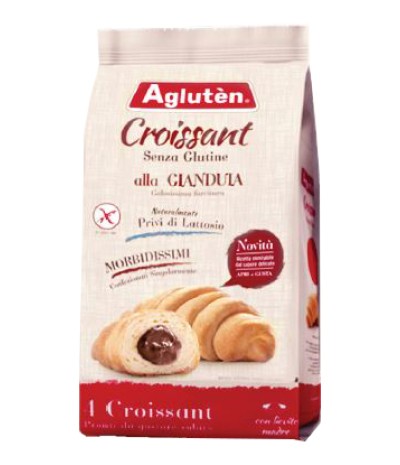 AGLUTEN Croissant Gianduia 4pz