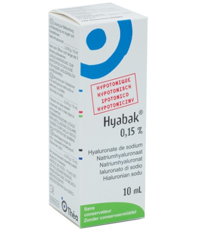 HYABAK 0,15% SOL OFTALM 10ML