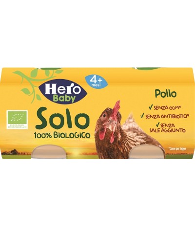 OMO HERO Pollo 2x80g