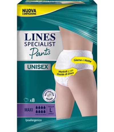 LINES SPEC.Pants Maxi L 8pz