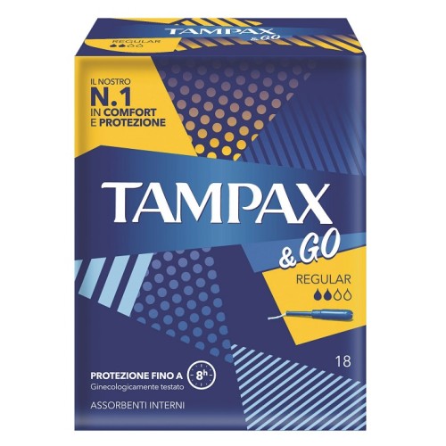 TAMPAX&GO Regular 18pz