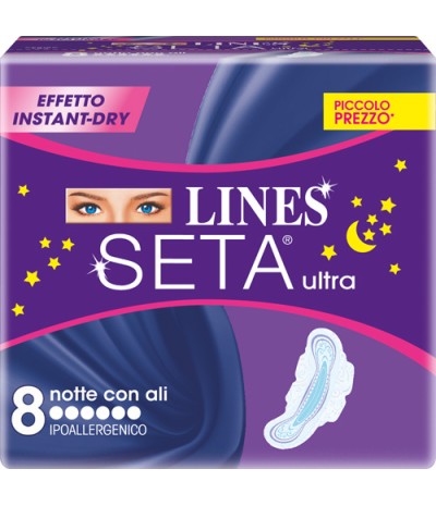 LINES SETA Ultra Notte 8pz