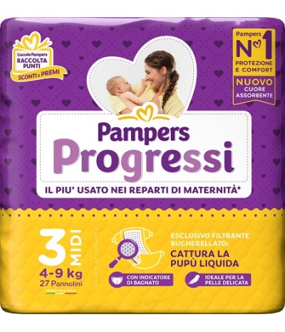 PAMPERS PROG.N/Baby3(4-9)27pz