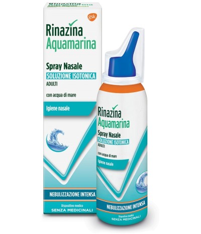 RINAZINA AQUAMARINA ISOTONICA SPRAY NEBULIZZAZIONE INTENSA 100 ML