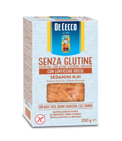 DE CECCO Sedanini/Lent.250g