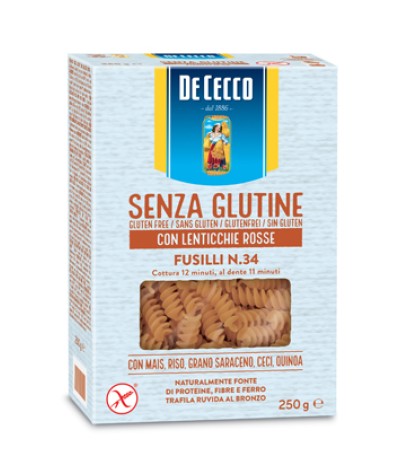 DE CECCO Fusilli/Lent.250g